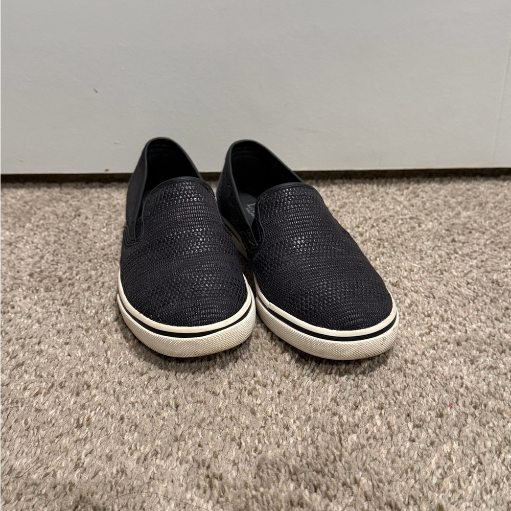 Black Slip-On Shoes